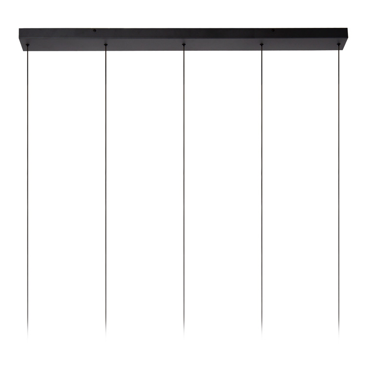 Suspension - noir - dimmable - LED 5x5,7W - 3000K