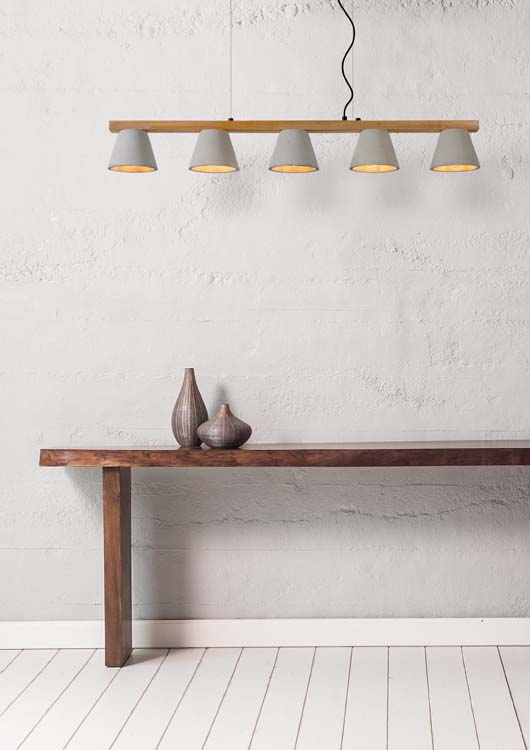 Lucide POSSIO - Hanglamp - E14 - Taupe