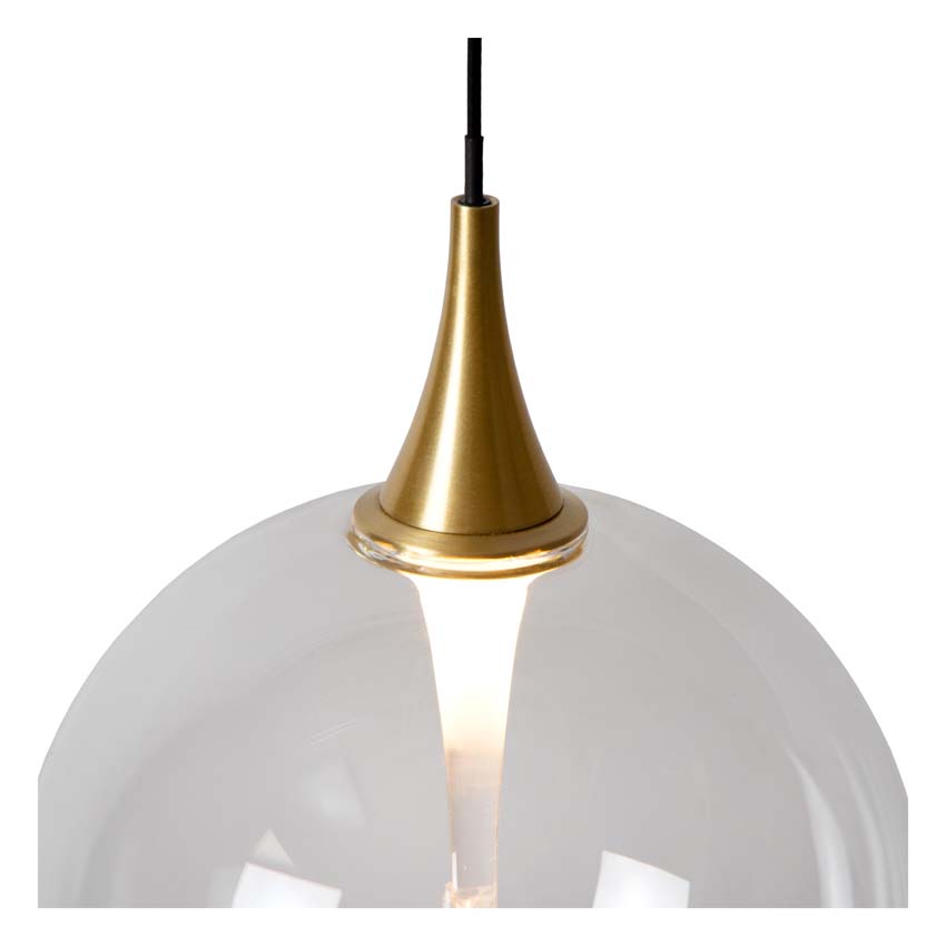 Lucide Premium Gisela - Hanglamp - Ø 16 cm - LED - 1x5W 2700K - Transparant Lucide Premium Gisela - Hanglamp - Ø 16 cm - LED - 1x5W 2700K - Transparant