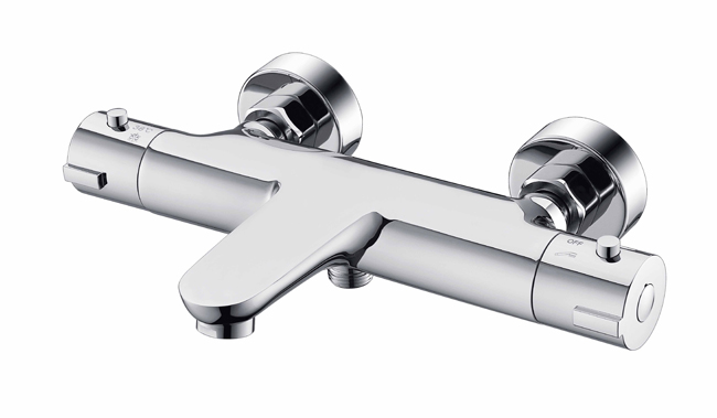 Robinet de baignoire-douche Hanna thermostatique avec cooltouch chrome