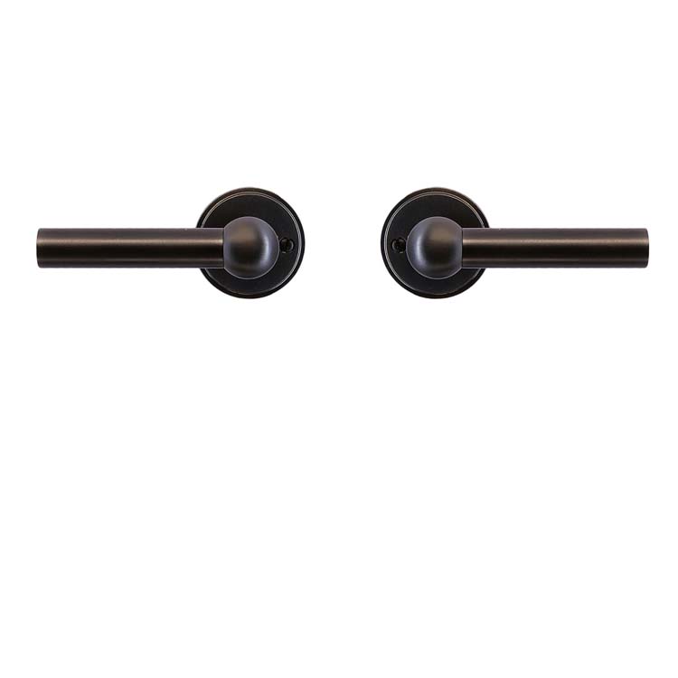 Poignée de porte pro grado 2x lucera carbon noir sans rosace