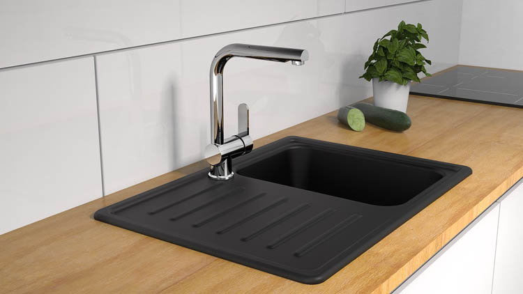 Robinet de cuisine Levi chrome