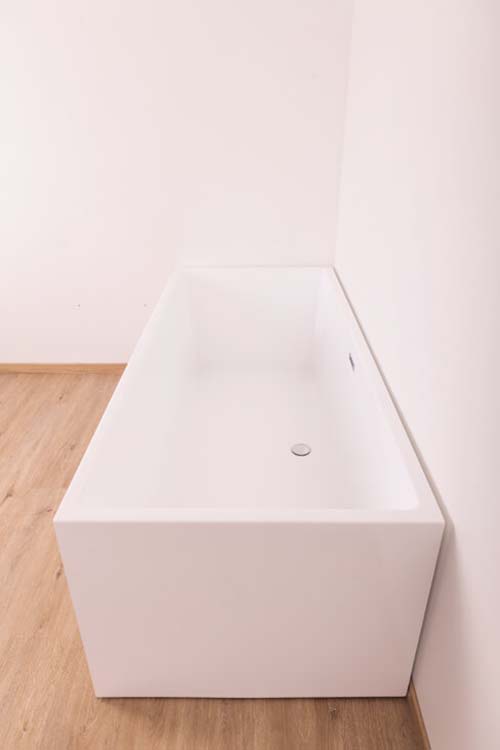 Vrijstaand bad Bright glanzend wit 178,5x80cm