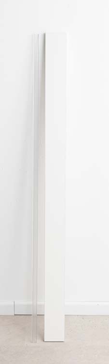 Plinthe pour armoire de cuisine Plenti blanche 150cm