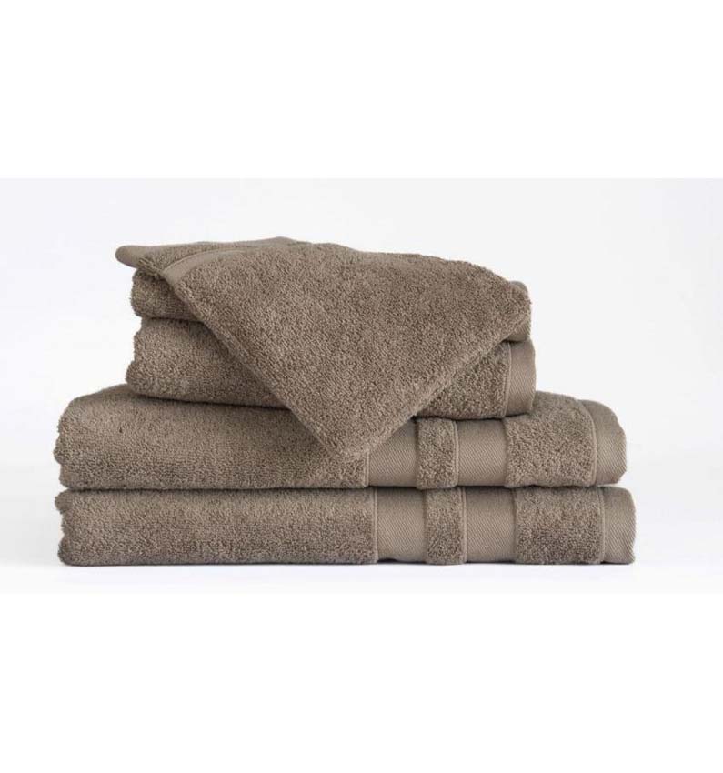 Serviette de bain Cosibel en coton wood 70x140cm qualité hôtelière