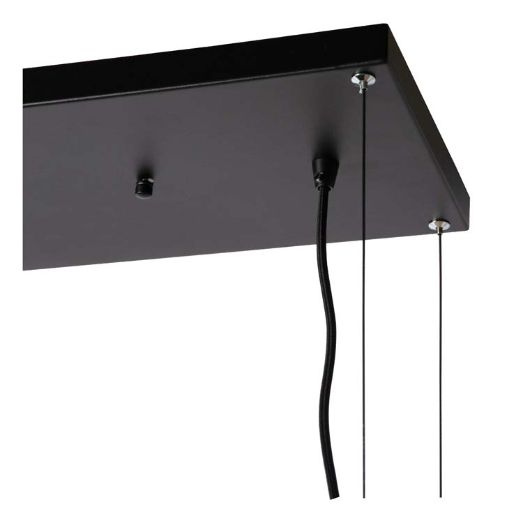 Suspension - noir - 110x22x160cm - 6xGU10 - 35W