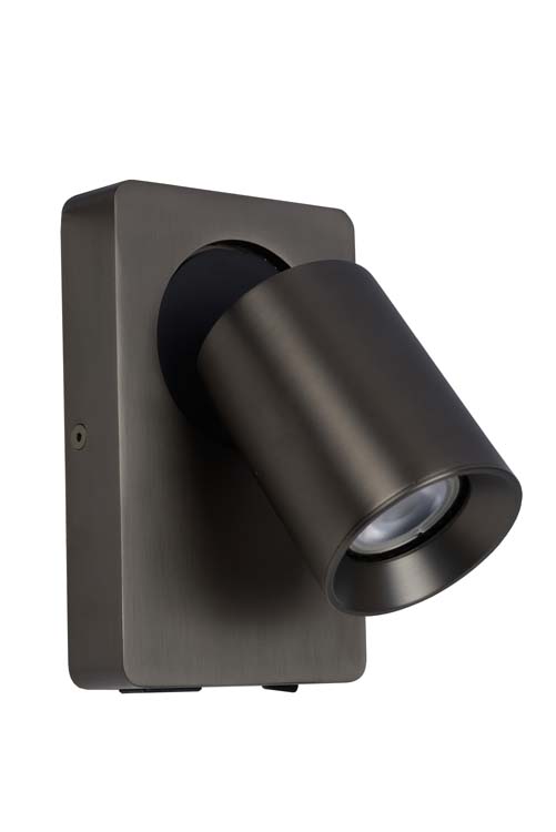 Wandspot Zwart LED dimbaar 1xGU10 5W