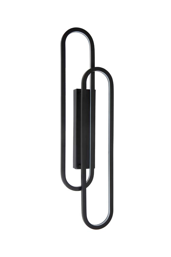 Applique murale - LED dimmable - 1x35W 2700K - Noir