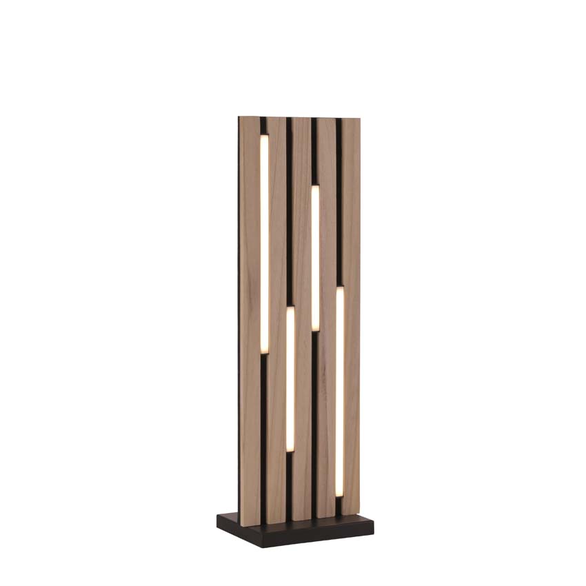 Tafellamp Line-up natural wood - dimbaar - 14W - 2700-5000K - IP20