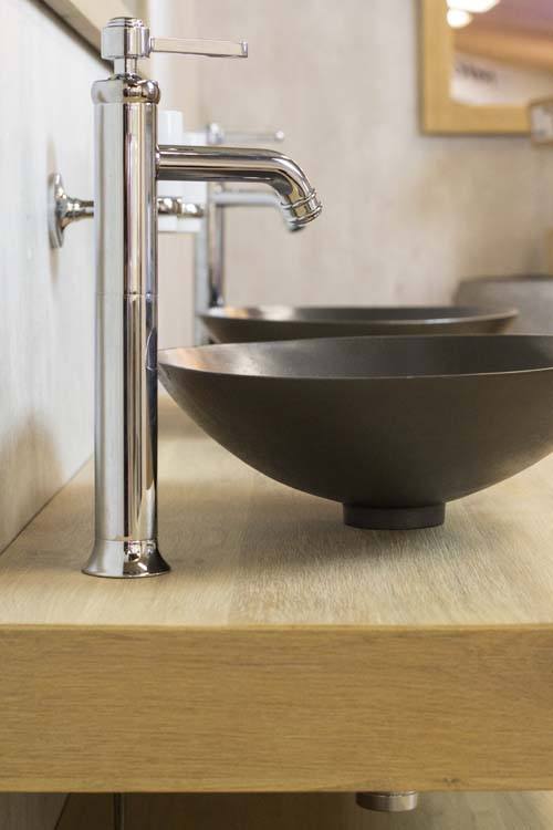 Wastafelkraan Vintage chroom verhoogd