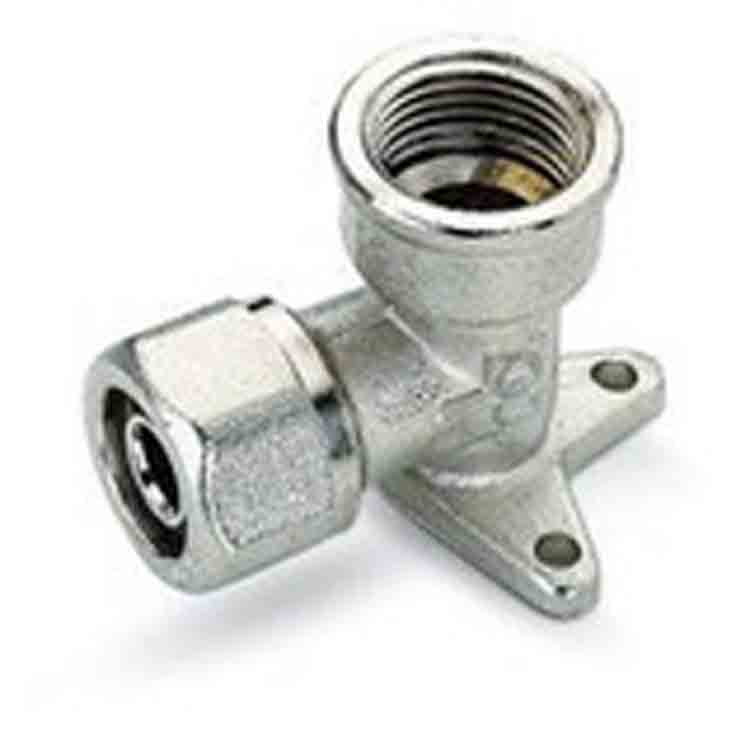 Plaqua mural single Pex-Alu 1/2Fx16/2 diametre 2pieces