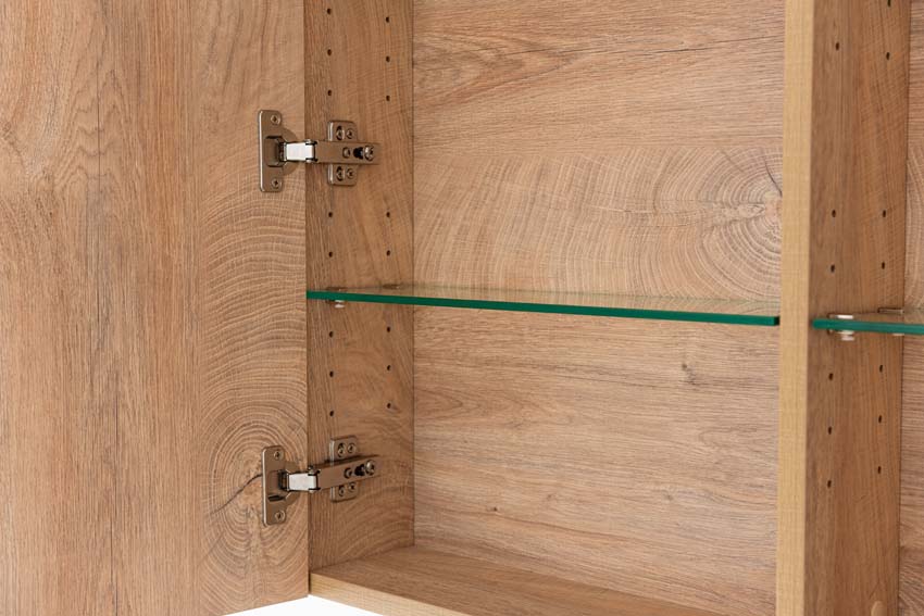 Armoire à glace Tibo/Tony chêne méditerranéen 90x70cm