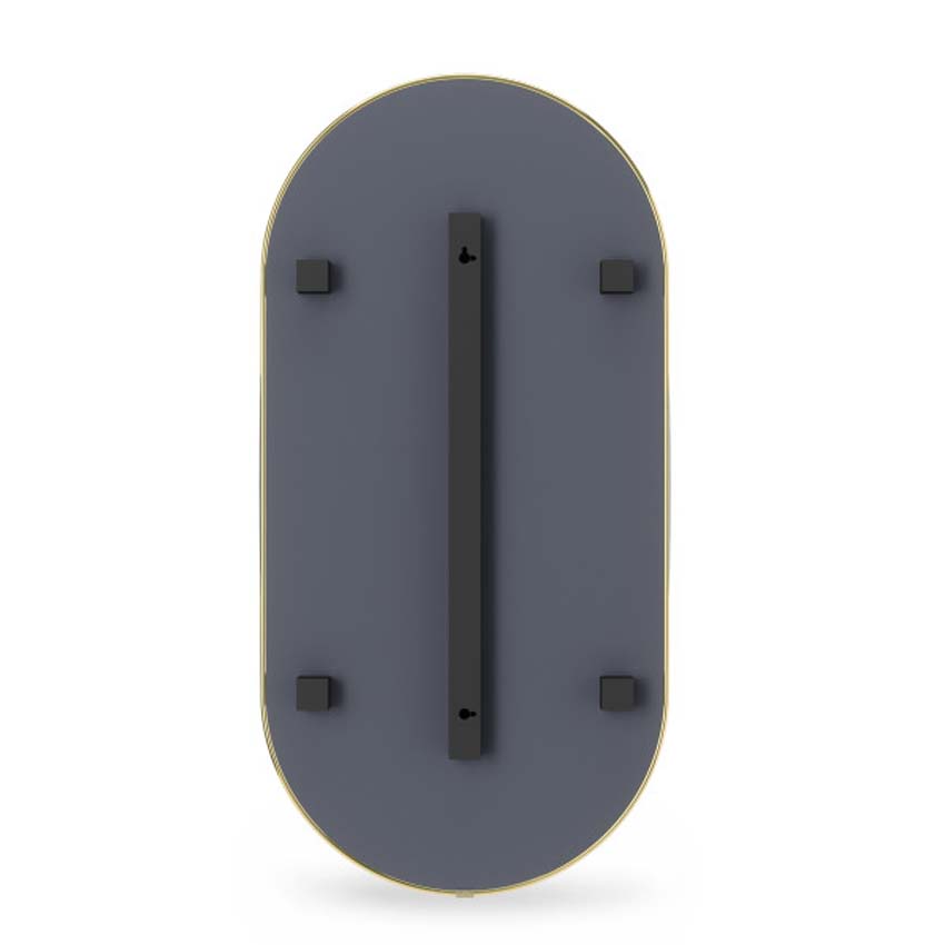Miroir Umbra Hubba ovale cuivre 91x45cm