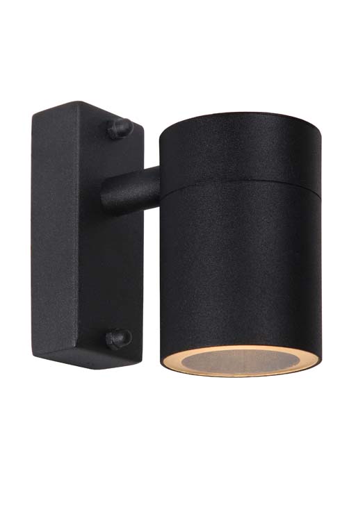 Wandspot buiten - zwart - Ø6,3cm - LED - 5W - 2700K - IP44