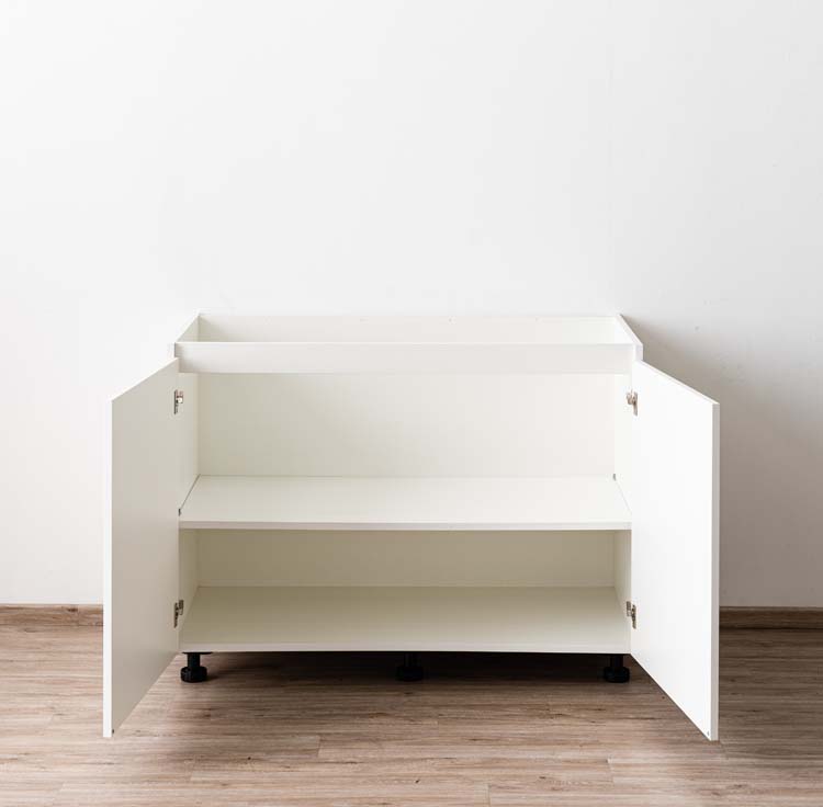 Armoire de cuisine Plenti meuble bas blanc 120x78cm