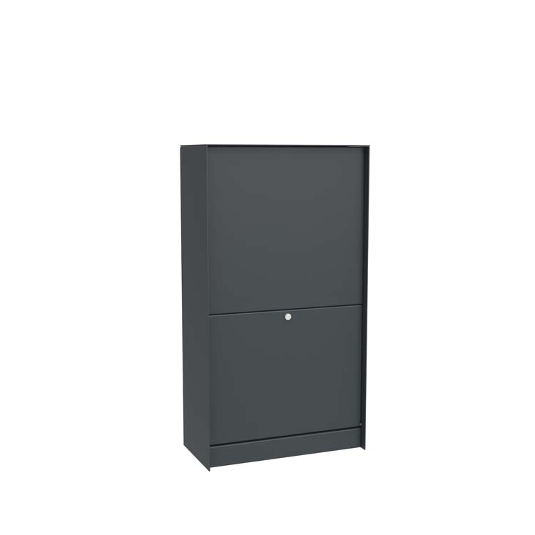 Pakketbrievenbus eSafe Dropbox Medium Back zwart