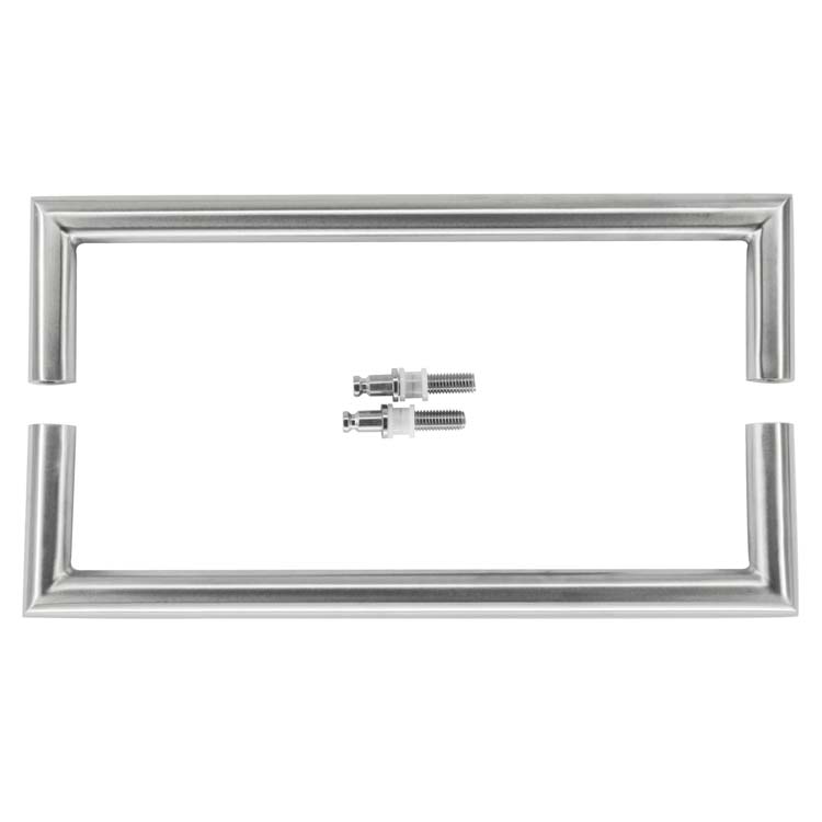 Trekker noto rond rechte hoeken 20/300 inox plus paar voor glas