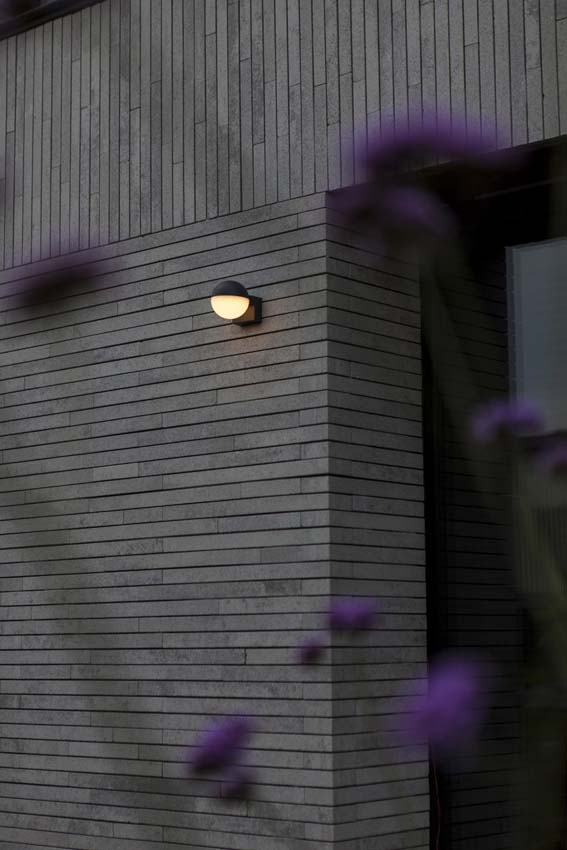 Wandlamp buiten Mira - grijs - 7.8W - 3000K - IP54