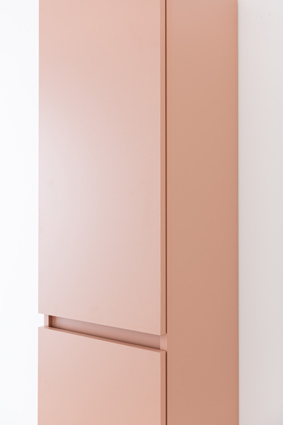 Kolomkast Dotan abrikoos hangend 185x40x32cm