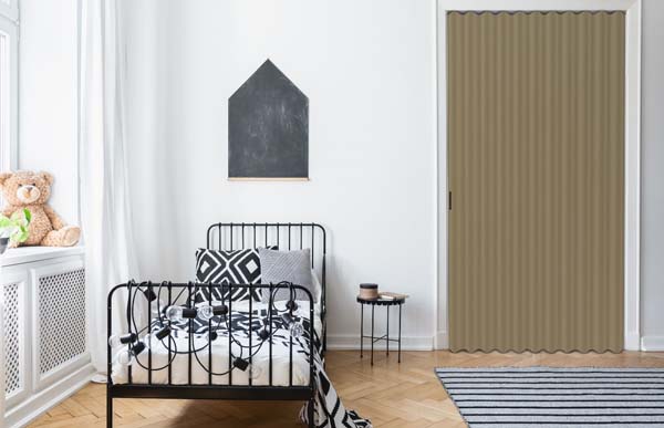 Vouwdeur cuero kunstleder op maat