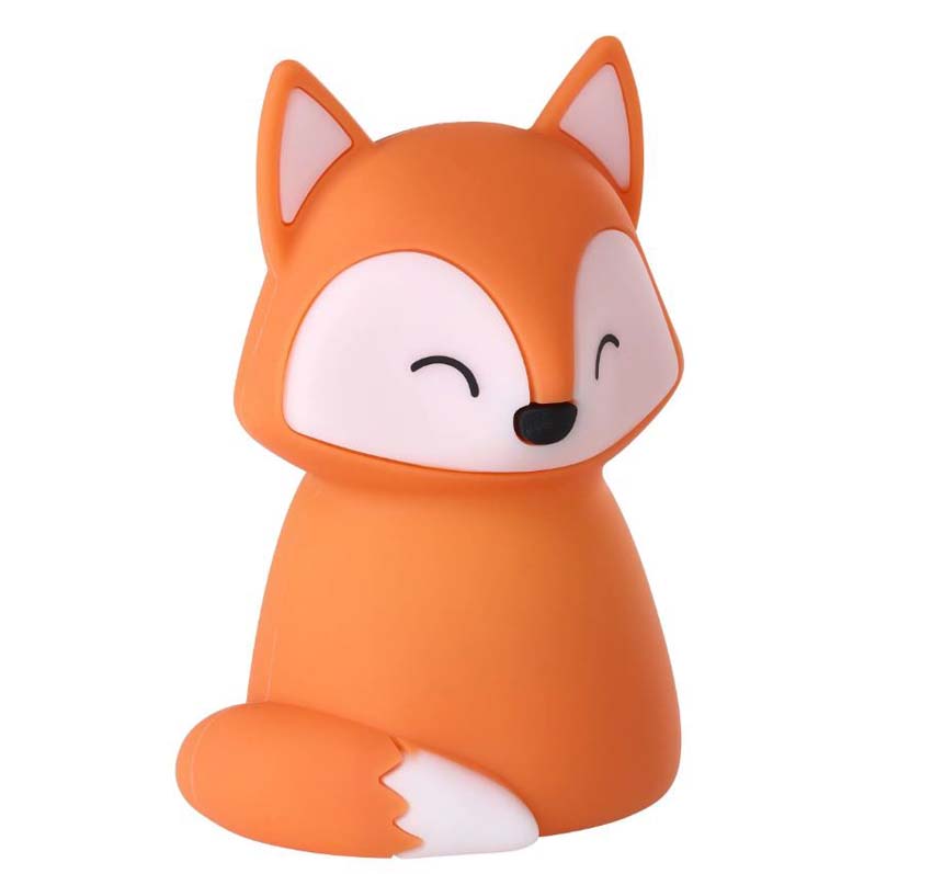 Tafellamp Vos - Oranje - H15cm - Niet dimbaar - LED - 1x5W - RGB/3000K - USB