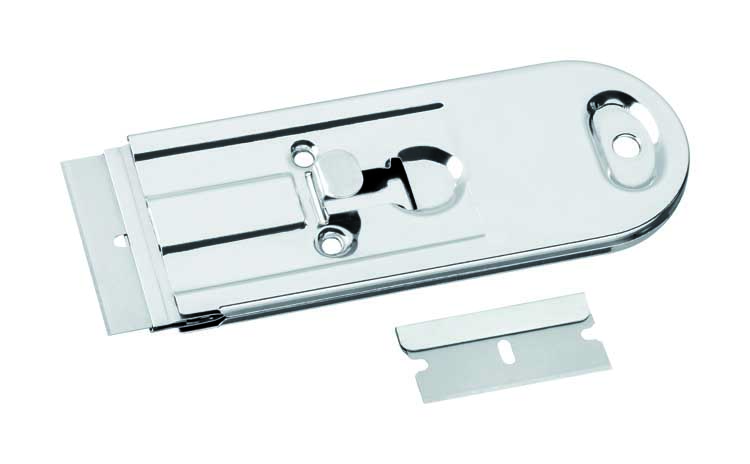 Gratte-vitre metal 40mm  lame rétractable