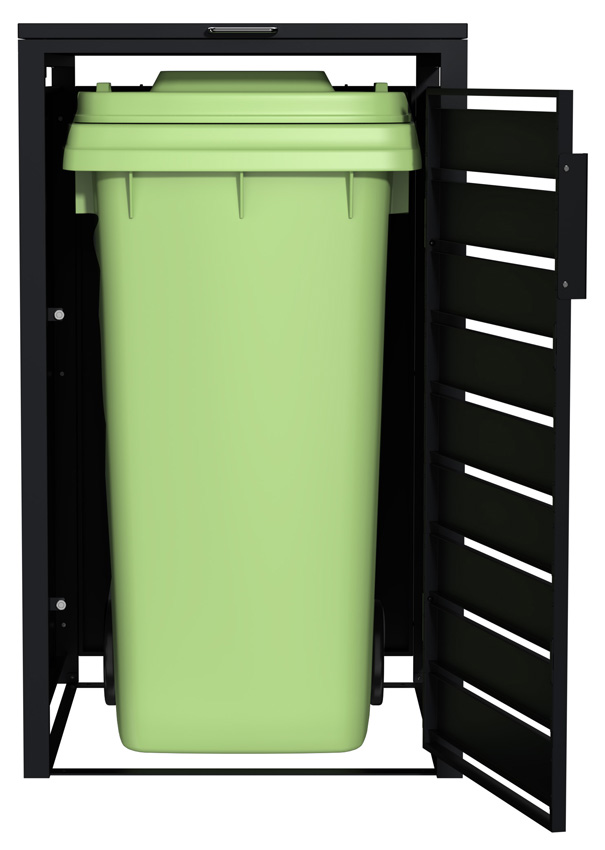 Containerberging mat zwart 116x68x80cm