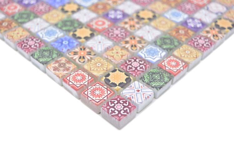 Mozaïek Biscuit Retro multicolor mat 30x30cm