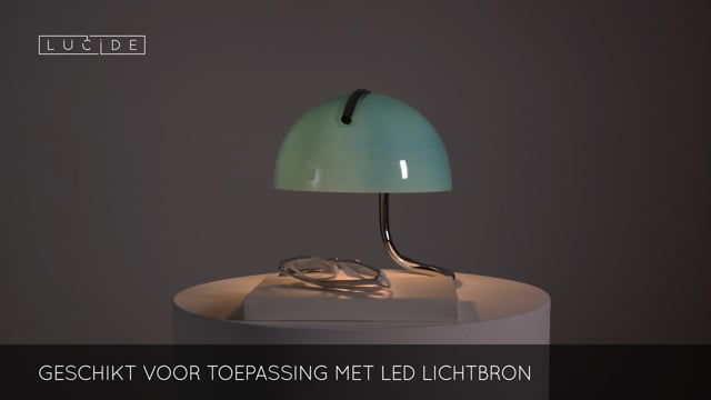 Tafellamp - Ø 23,5 cm - 1xE27 - Blauw Tafellamp - Ø 23,5 cm - 1xE27 - Blauw