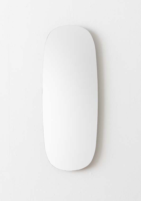Miroir Fendi ovale LED + anti-buée 38x100cm