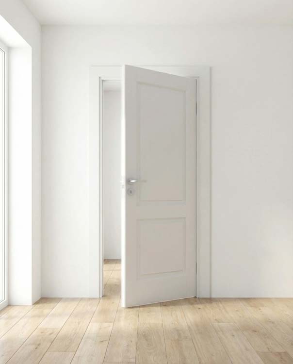 Bloc-porte à peindre Dimora 680mm-ébrasement MDF 16.5cm