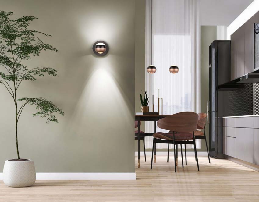 Suspension Easy Lift - Noir - Ø15,5 cm - Dimmable - 1x8W - 2300-4000K