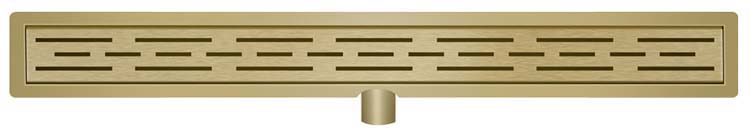 Douchegoot inox goud 90cm