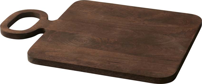 Tapasplank mangohout bruin 48x35cm