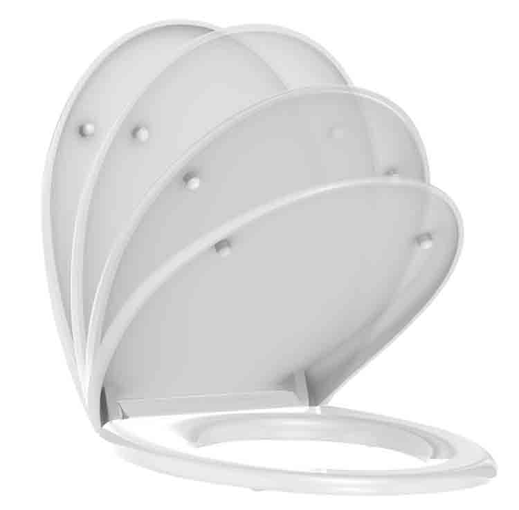 Siège de WC Boreo softclose blanc