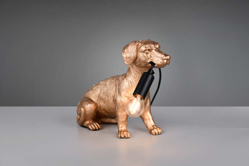 Tafellamp - Goud - 22x12x18cm - E14 - 1x10W