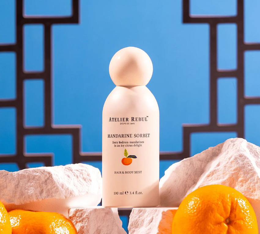 Brume pour le corps et les cheveux Atelier Rebul Mandarine Sorbet 100ml