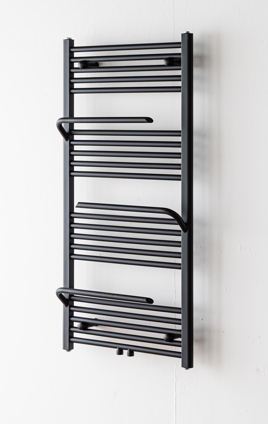 Handdoekradiator Dale enkel 120x60cm zwart 575Watt