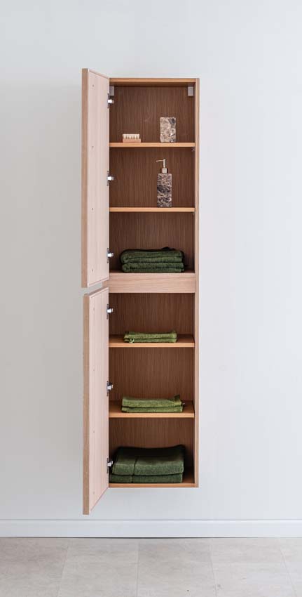 Kolomkast Felix eik hangend 170x40x35cm