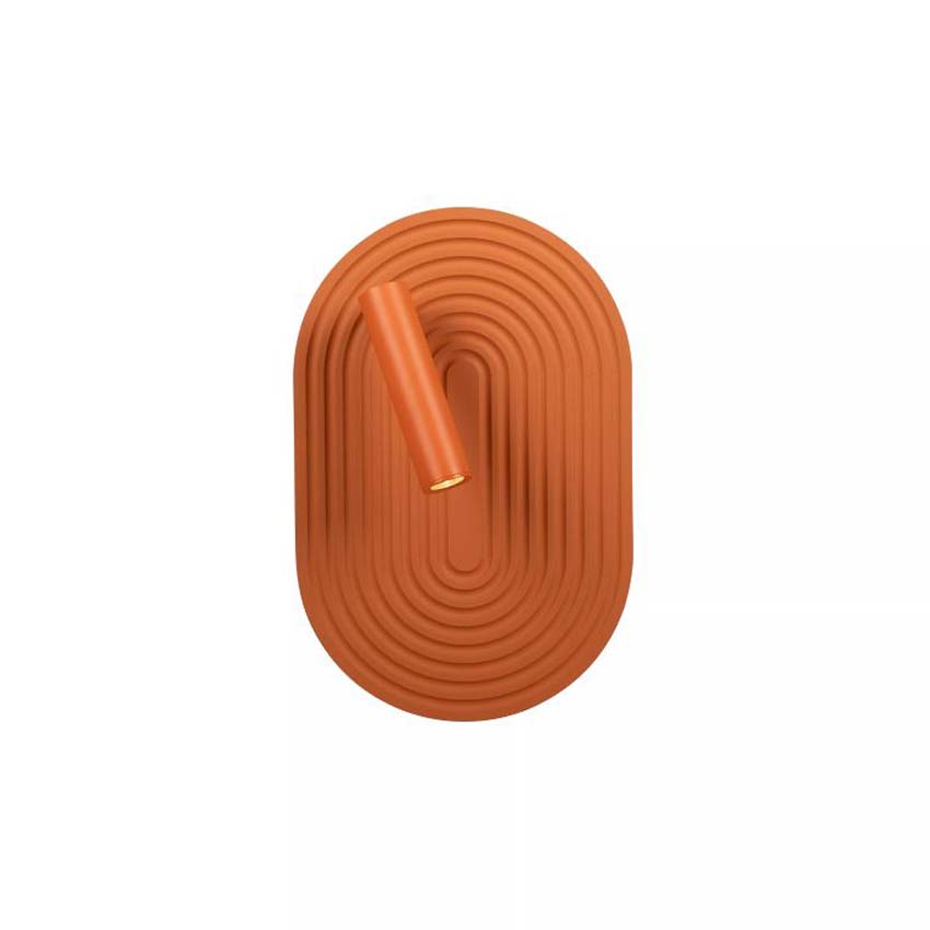 Lucide Essential Carmino - Applique murale - LED - 1x12W 2700K - Terracotta