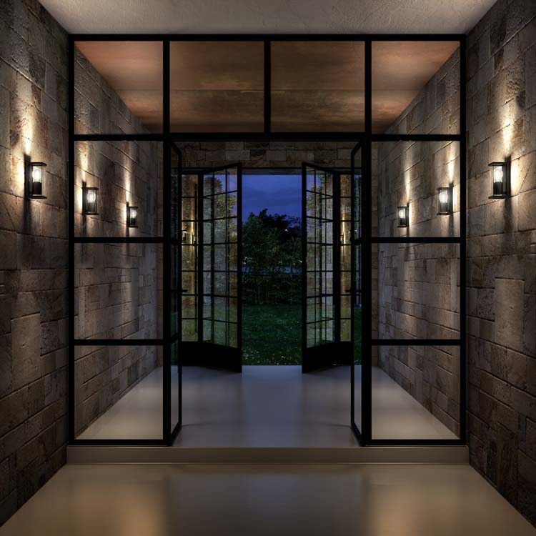 Applique murale extérieure - anthracite - E27 - IP54