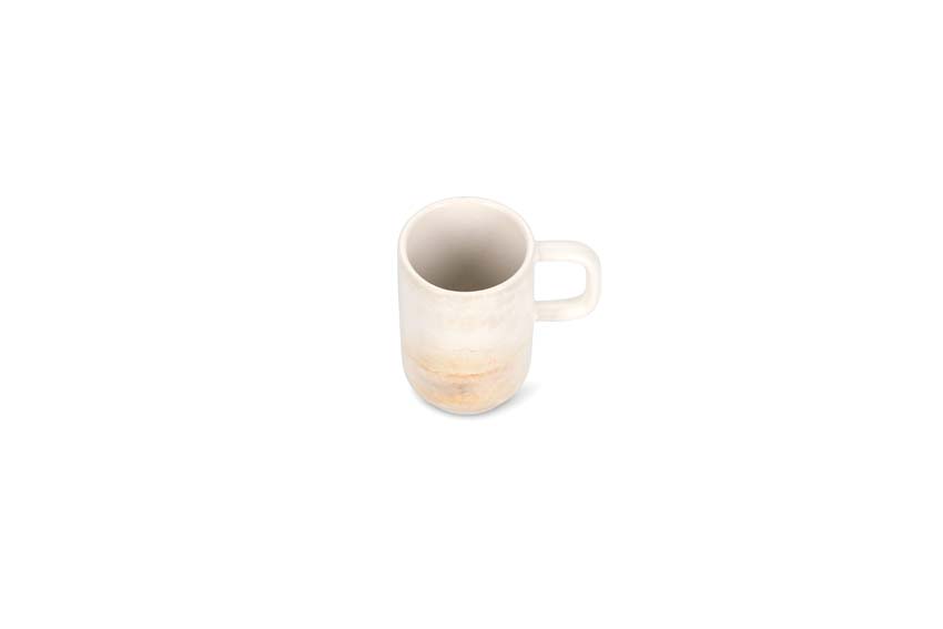 Mug Sunrise Aquarel en faïence beige 30cl