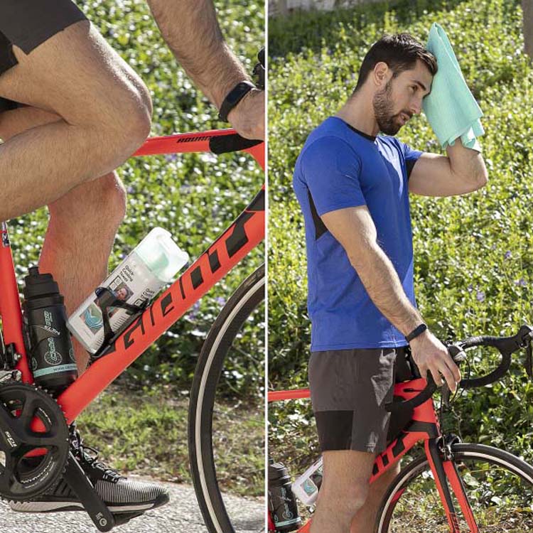 Sporthanddoek ijs effect instant verkoeling Sporthanddoek ijs effect instant verkoeling