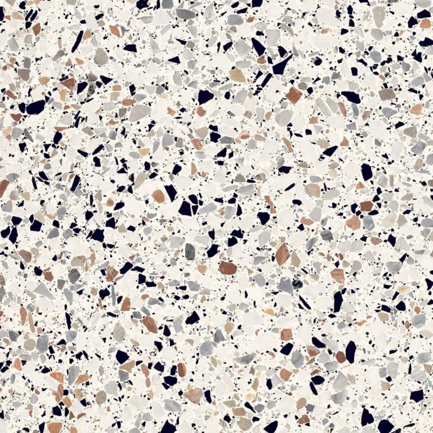 Vloer- en wandtegel Terrazzo patroontegel beige 20x20cm