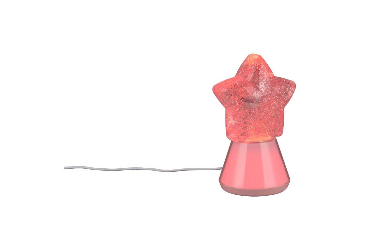 Lampe à poser étoile - gris fumé - 12x19cm - LED - 1x1,5W - 2700K - USB
