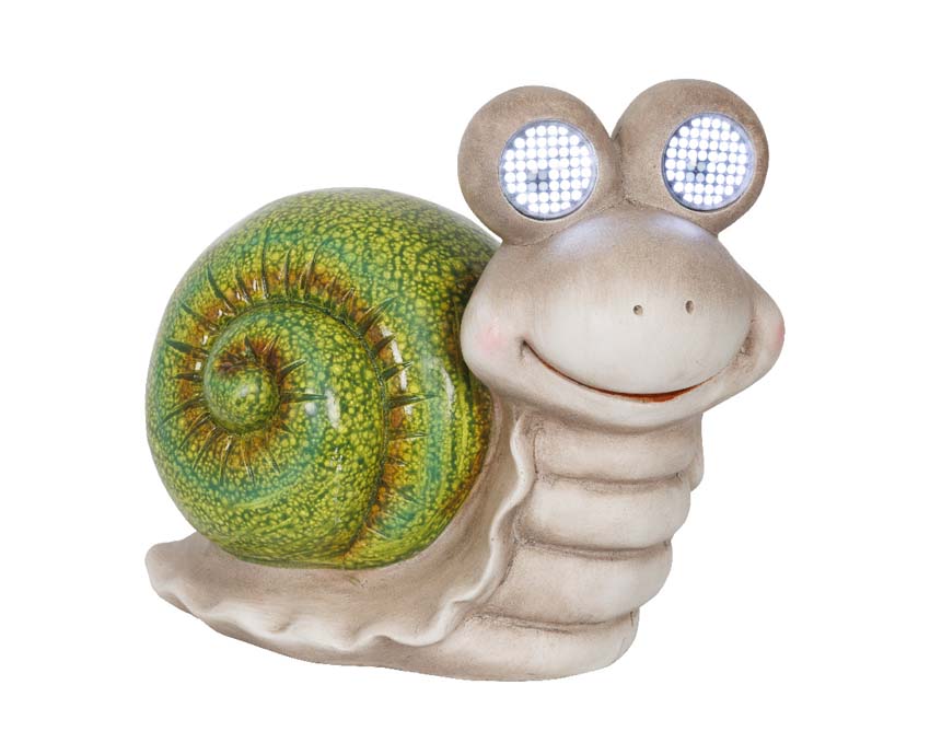 Figurine d'escargot polyrésine multicolore 15,7x26x23,5cm