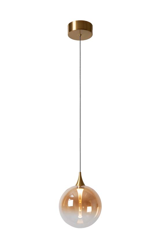 Lucide Premium Gisela - Hanglamp - Ø 16 cm - LED - 1x5W 2700K - Amber Lucide Premium Gisela - Hanglamp - Ø 16 cm - LED - 1x5W 2700K - Amber