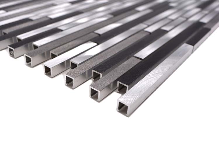 Mosaïque Mix gris mat 29,8x31,8cm