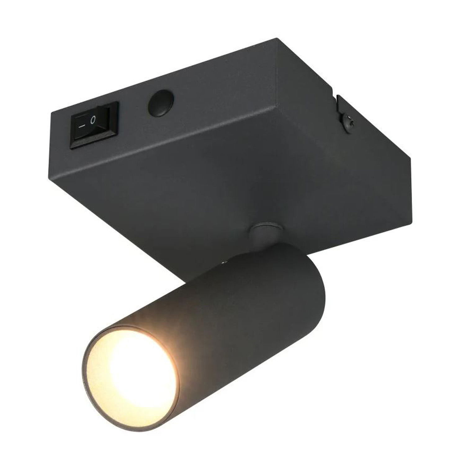 Spot en saillie - anthracite - 10x11,5x15cm - dimmable - 1xGU10 max. 5W