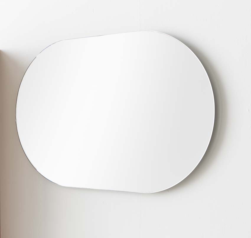 Miroir Floris ovale LED + anti-buée 100x65cm